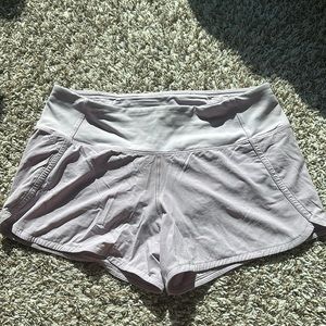 Lululemon high rise speed shorts size 6
